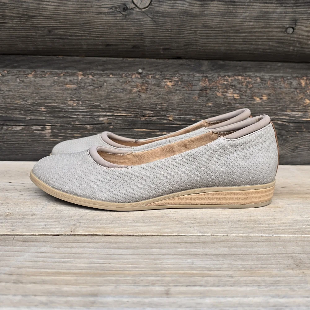 Dr. Scholl's Depth Modern Minimalist Comfort Ballet Wedge Flats 6M